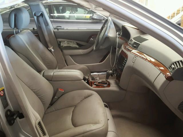 WDBNG83J24A428414 - 2004 MERCEDES-BENZ S 430 4MAT SILVER photo 5