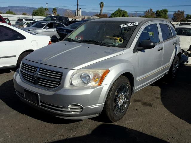 1B3HB48B07D411168 - 2007 DODGE CALIBER SX SILVER photo 2