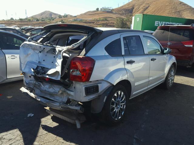 1B3HB48B07D411168 - 2007 DODGE CALIBER SX SILVER photo 4