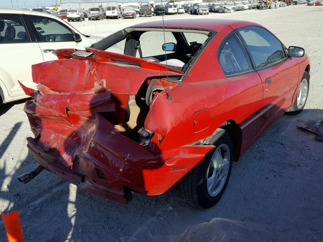 1G2JB12F047201923 - 2004 PONTIAC SUNFIRE RED photo 4