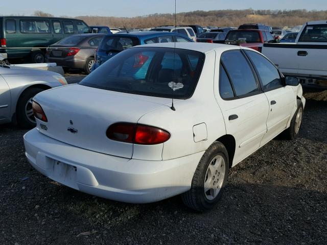 1G1JC5246Y7342976 - 2000 CHEVROLET CAVALIER WHITE photo 4