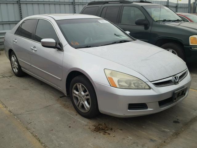 1HGCM56796A055554 - 2006 HONDA ACCORD EX SILVER photo 1