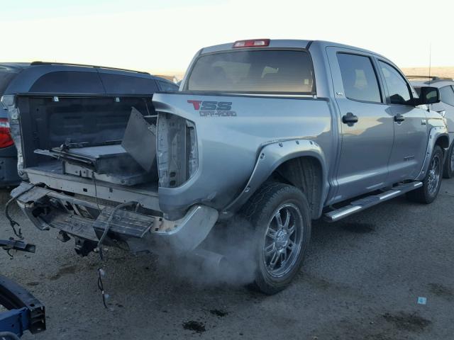 5TFDW5F13EX383119 - 2014 TOYOTA TUNDRA CRE SILVER photo 4