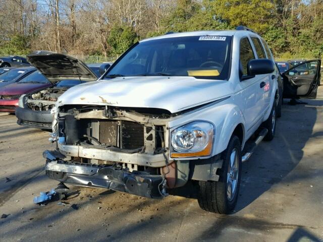 1D4HD58286F187894 - 2006 DODGE DURANGO LI WHITE photo 2