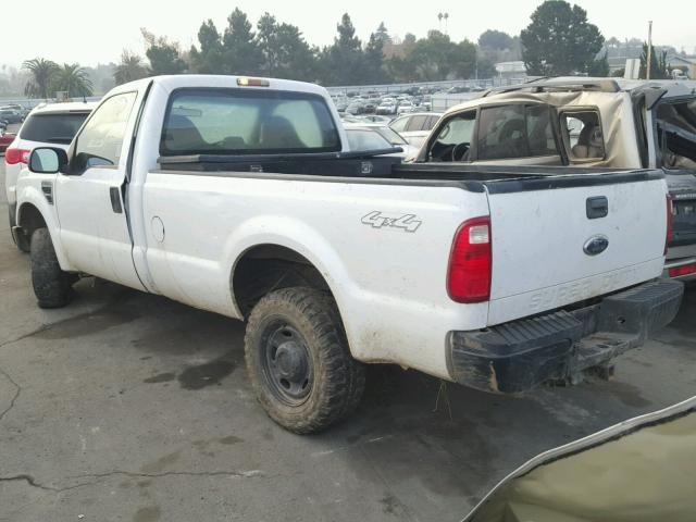 1FTNF21528EA62864 - 2008 FORD F250 SUPER WHITE photo 3