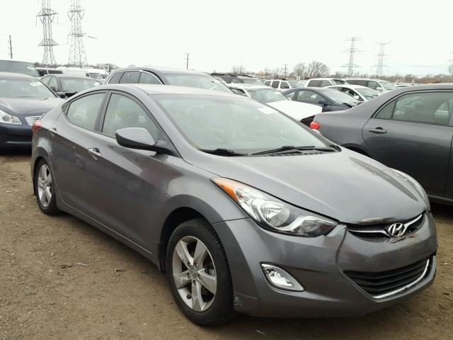 5NPDH4AE9DH292865 - 2013 HYUNDAI ELANTRA GL GRAY photo 1