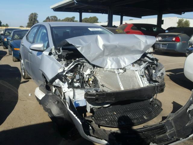 2T1BURHE1EC111414 - 2014 TOYOTA COROLLA L SILVER photo 1