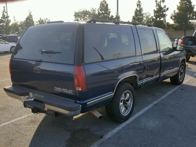 3GNEC16RXXG232689 - 1999 CHEVROLET SUBURBAN C BLUE photo 4