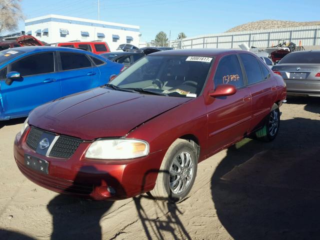 3N1CB51D75L560844 - 2005 NISSAN SENTRA 1.8 RED photo 2