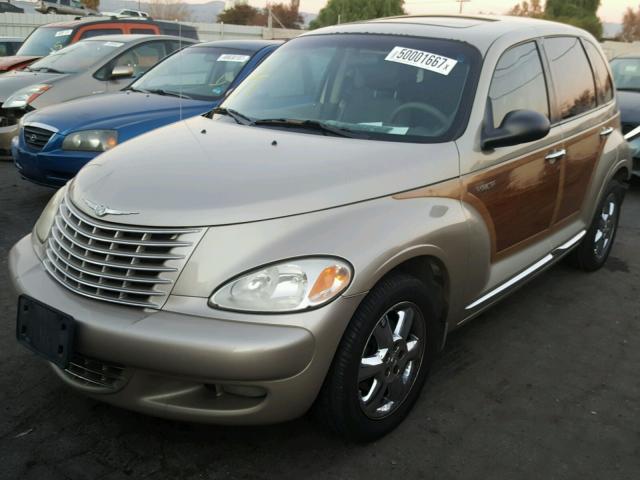 3C8FY68845T633531 - 2005 CHRYSLER PT CRUISER BEIGE photo 2