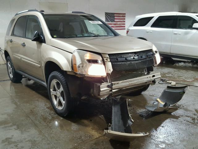 2CNDL23F376078841 - 2007 CHEVROLET EQUINOX LS TAN photo 1