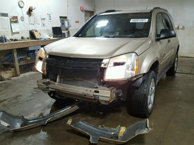 2CNDL23F376078841 - 2007 CHEVROLET EQUINOX LS TAN photo 2