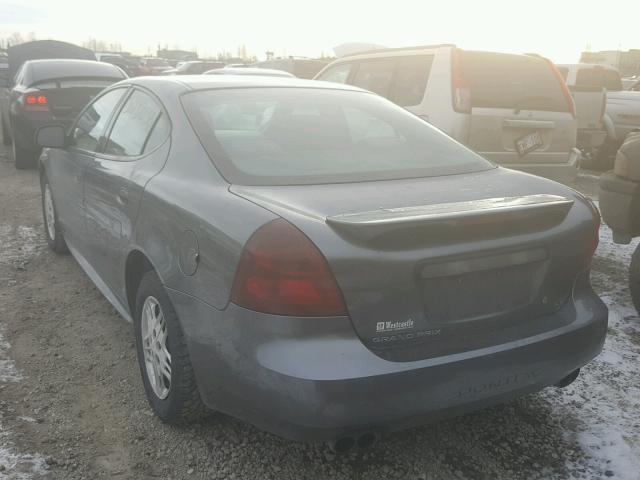 2G2WP522541360123 - 2004 PONTIAC GRAND PRIX Сұр фото 3