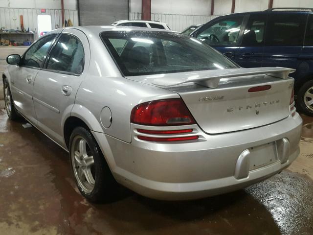 1B3EL76R64N328481 - 2004 DODGE STRATUS R/ SILVER photo 3