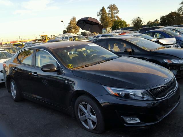 KNAGM4A76F5664382 - 2015 KIA OPTIMA LX BLACK photo 1