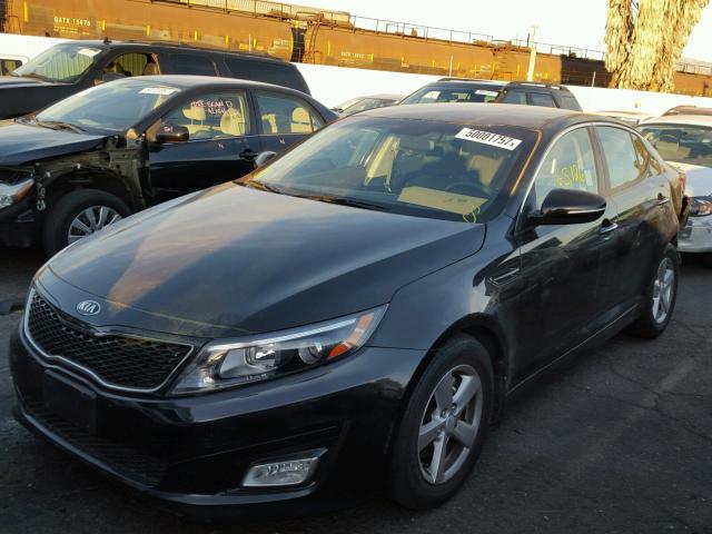 KNAGM4A76F5664382 - 2015 KIA OPTIMA LX BLACK photo 2