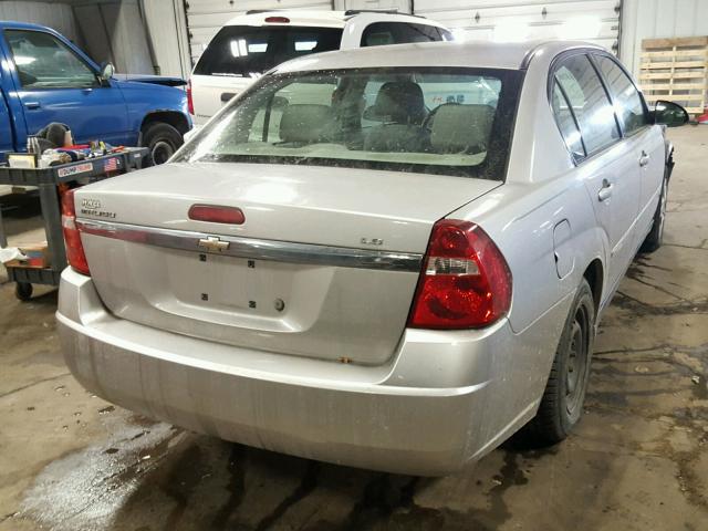 1G1ZS51FX6F133624 - 2006 CHEVROLET MALIBU LS SILVER photo 4