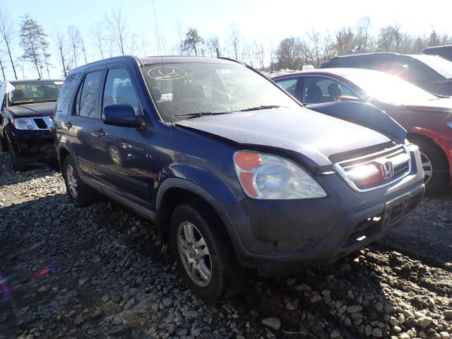 SHSRD78833U122249 - 2003 HONDA CR-V EX BLUE photo 1