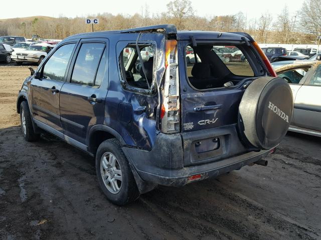 SHSRD78833U122249 - 2003 HONDA CR-V EX BLUE photo 3