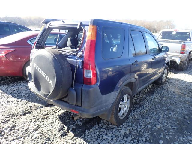 SHSRD78833U122249 - 2003 HONDA CR-V EX BLUE photo 4