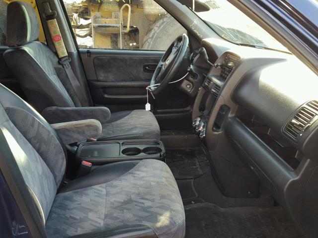 SHSRD78833U122249 - 2003 HONDA CR-V EX BLUE photo 5