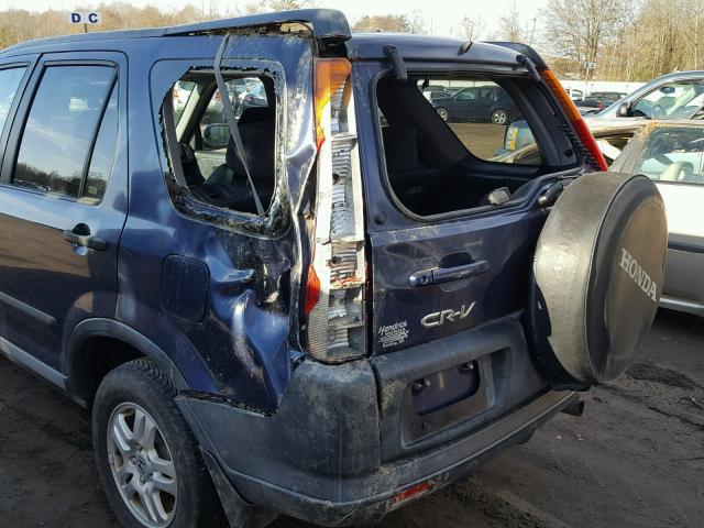 SHSRD78833U122249 - 2003 HONDA CR-V EX BLUE photo 9