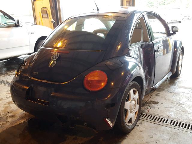 3VWDD21C0YM419708 - 2000 VOLKSWAGEN NEW BEETLE ლურჯი ფოტო 4