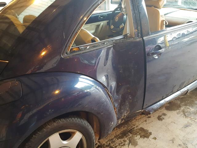 3VWDD21C0YM419708 - 2000 VOLKSWAGEN NEW BEETLE ლურჯი ფოტო 9