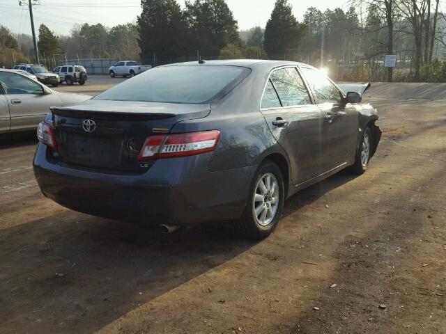 4T1BF3EK9BU129915 - 2011 TOYOTA CAMRY BASE CHARCOAL photo 4