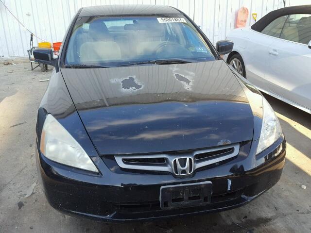 1HGCM56304A179187 - 2004 HONDA ACCORD LX BLACK photo 9