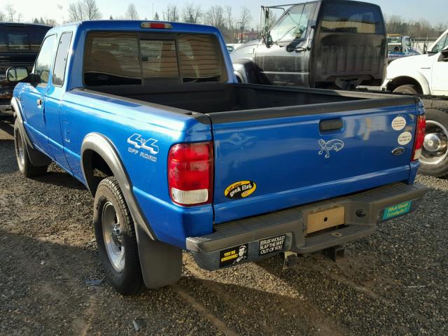 1FTZR15X7YPB76295 - 2000 FORD RANGER SUP BLUE photo 3