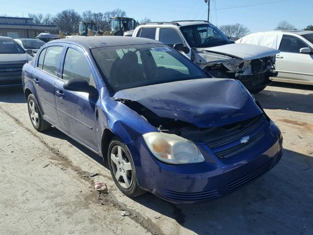 1G1AK55F367784739 - 2006 CHEVROLET COBALT LS BLUE photo 1