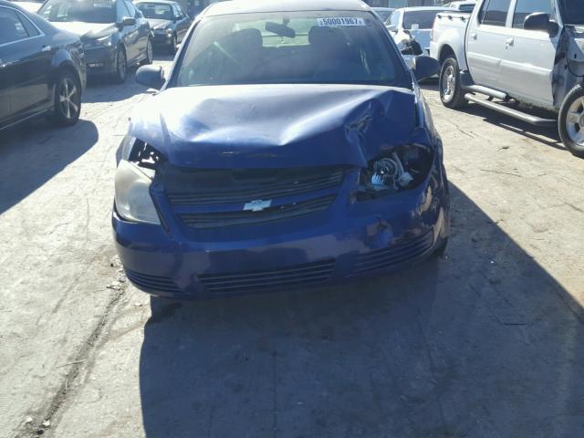 1G1AK55F367784739 - 2006 CHEVROLET COBALT LS BLUE photo 9