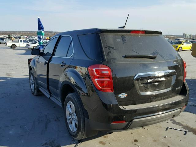 2GNALBEK2G1163174 - 2016 CHEVROLET EQUINOX LS BLACK photo 3