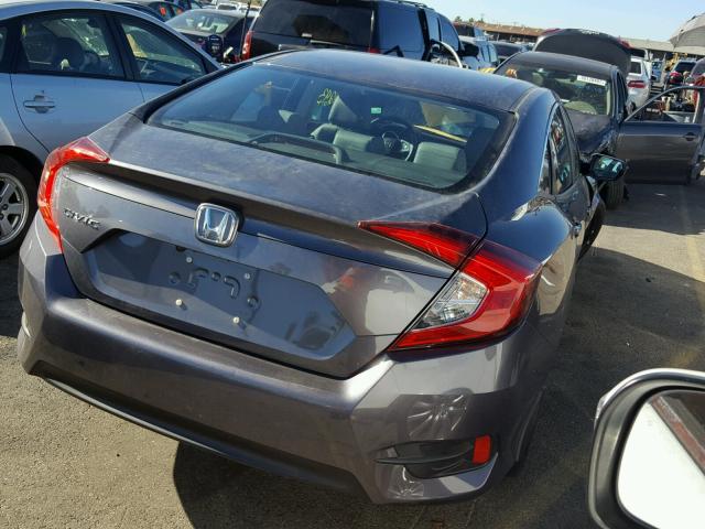 2HGFC2F50HH525519 - 2017 HONDA CIVIC LX CHARCOAL photo 4