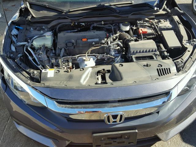 2HGFC2F50HH525519 - 2017 HONDA CIVIC LX CHARCOAL photo 7