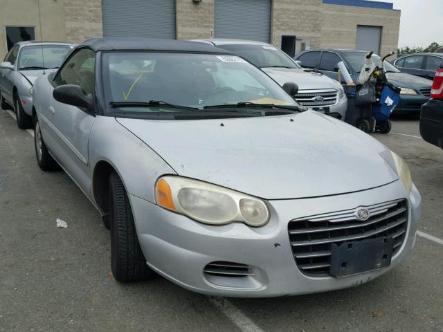 1C3EL45X06N226646 - 2006 CHRYSLER SEBRING SILVER photo 1