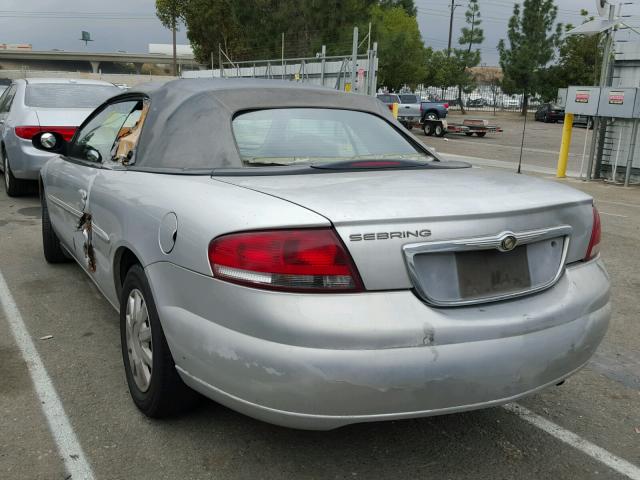 1C3EL45X06N226646 - 2006 CHRYSLER SEBRING SILVER photo 3