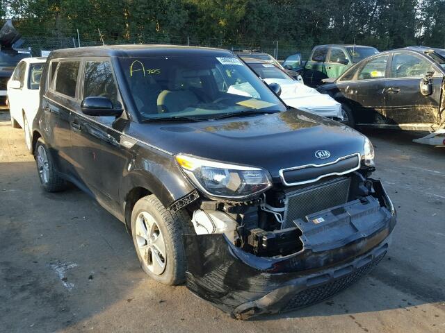 KNDJN2A24E7709918 - 2014 KIA SOUL BLACK photo 1