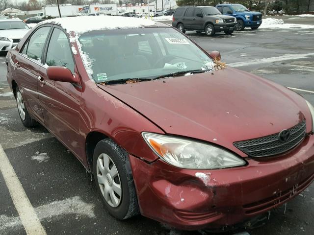 4T1BE32K74U316483 - 2004 TOYOTA CAMRY LE RED photo 1