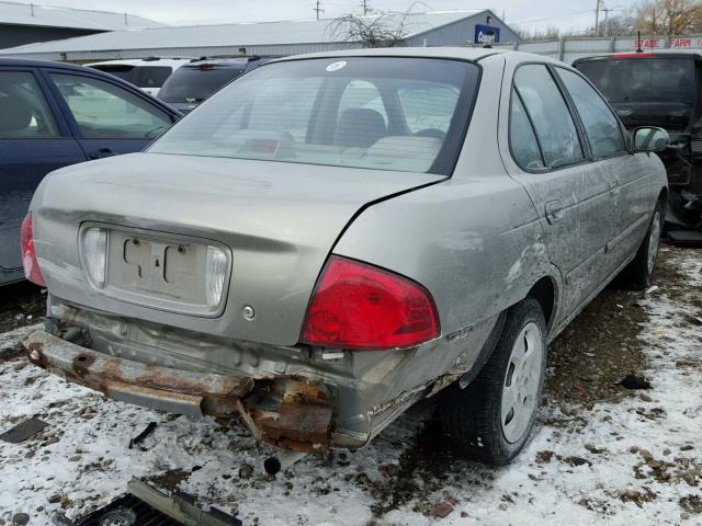 3N1CB51D94L839145 - 2004 NISSAN SENTRA 1.8 BEIGE photo 4