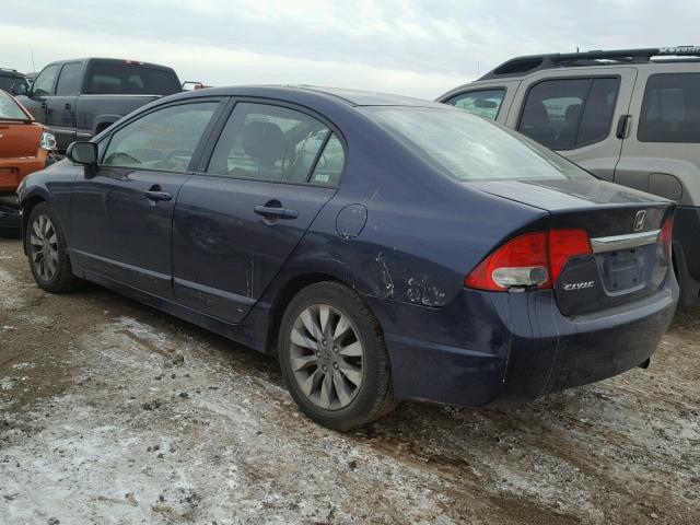 19XFA16829E000760 - 2009 HONDA CIVIC EX 蓝色 照片 3