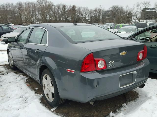 1G1ZJ57769F228222 - 2009 CHEVROLET MALIBU 2LT GRAY photo 3