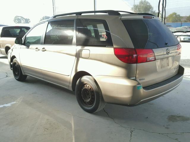 5TDZA23C34S046611 - 2004 TOYOTA SIENNA CE BROWN photo 3