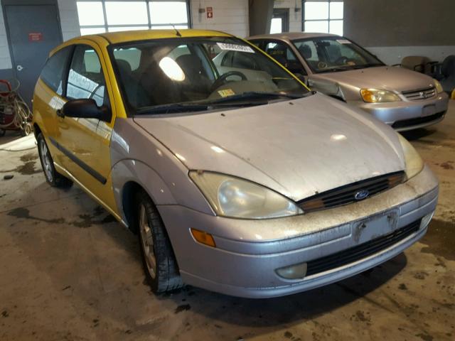 3FAFP31313R118312 - 2003 FORD FOCUS ZX3 YELLOW photo 1