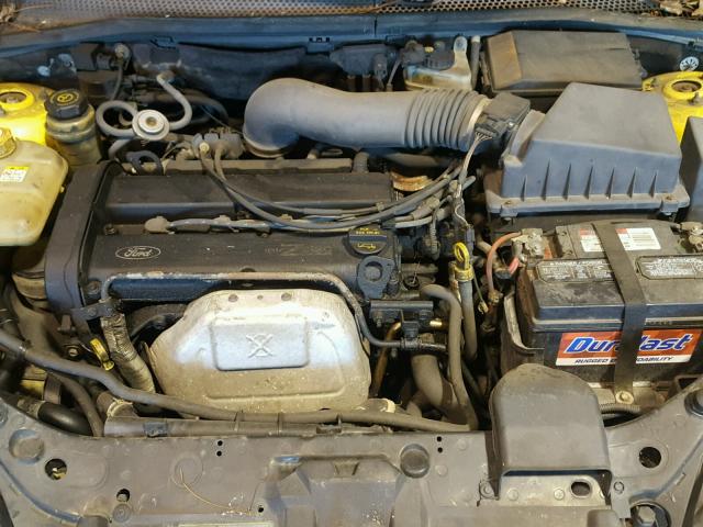 3FAFP31313R118312 - 2003 FORD FOCUS ZX3 YELLOW photo 7