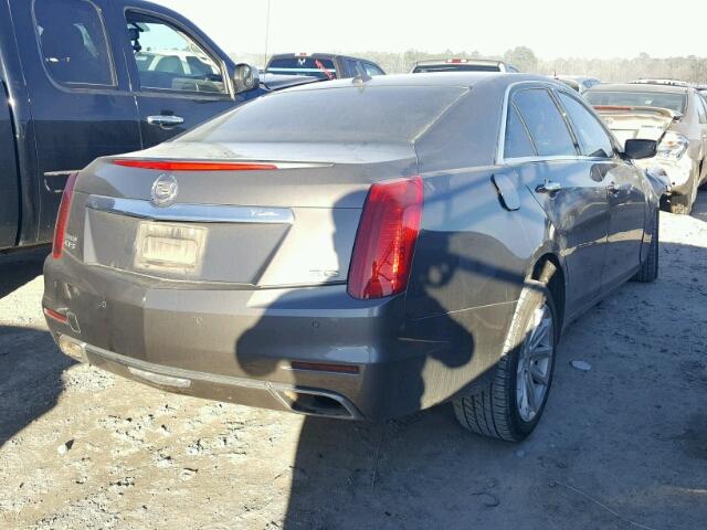 1G6AR5S31E0172739 - 2014 CADILLAC CTS LUXURY BROWN photo 4