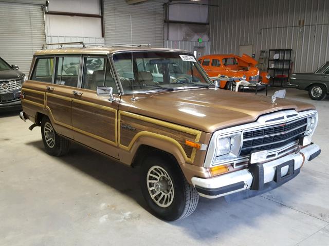 1JCNJ15N2JT143348 - 1988 JEEP GRAND WAGO BROWN photo 1