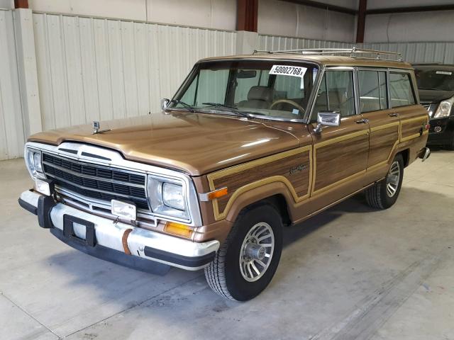 1JCNJ15N2JT143348 - 1988 JEEP GRAND WAGO BROWN photo 2