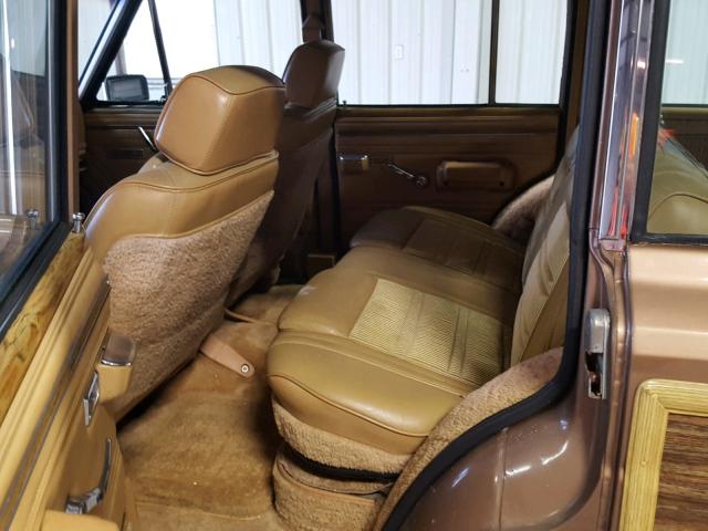 1JCNJ15N2JT143348 - 1988 JEEP GRAND WAGO BROWN photo 6